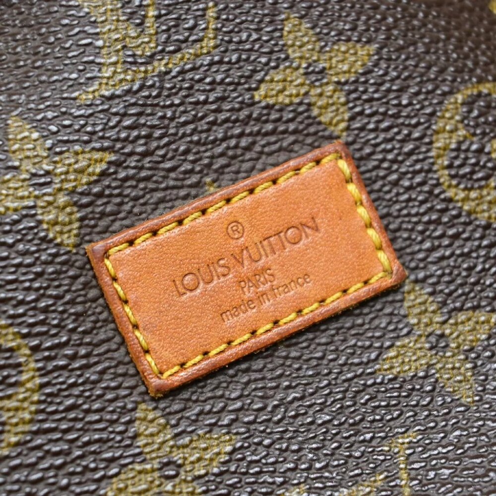 LOUIS VUITTON Logo Saumur 43 Shoulder Bag Monogram Leather Brown M42252 87YE479 - Picture 12 of 14